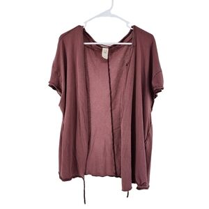 We The Free Dusty Rose Open Blazer